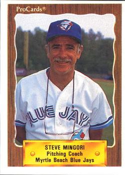 1990 ProCards #2793 Steve Mingori Front