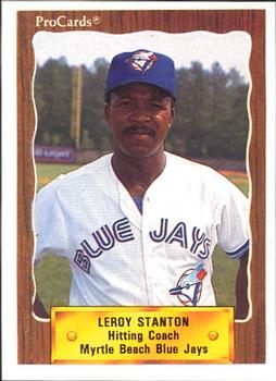 1990 ProCards #2794 Leroy Stanton Front