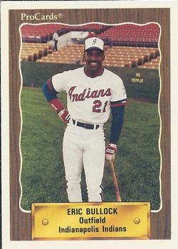 1990 ProCards #285 Eric Bullock Front