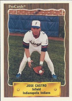1990 ProCards #287 Jose Castro Front