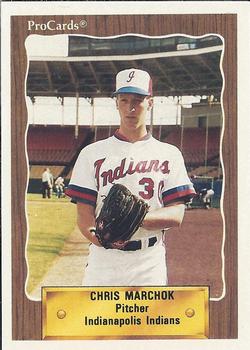 1990 ProCards #300 Chris Marchok Front