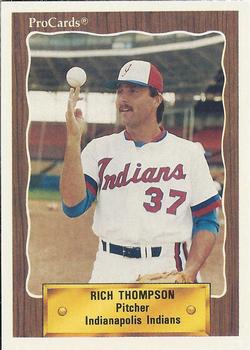 1990 ProCards #304 Rich Thompson Front