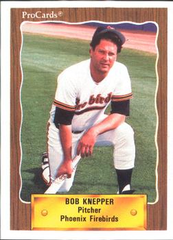 1990 ProCards #7 Bob Knepper Front