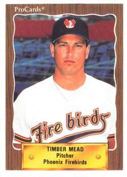 1990 ProCards #10 Timber Mead Front