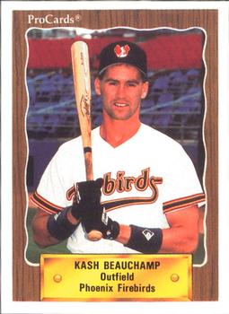 1990 ProCards #21 Kash Beauchamp Front