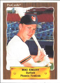 1990 ProCards #23 Mike Kingery Front