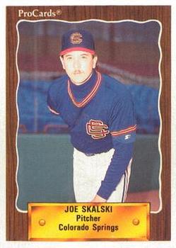 1990 ProCards #34 Joe Skalski Front