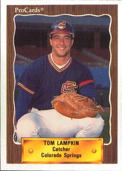 1990 ProCards #39 Tom Lampkin Front