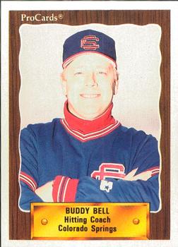 1990 ProCards #55 Buddy Bell Front