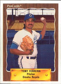 1990 ProCards #61 Tony Ferreira Front