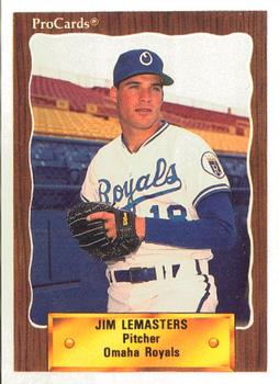 1990 ProCards #63 Jim LeMasters Front
