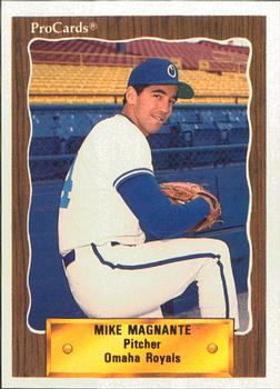 1990 ProCards #64 Mike Magnante Front