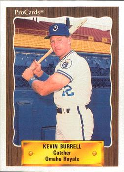 1990 ProCards #68 Kevin Burrell Front