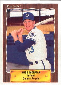 1990 ProCards #73 Russ Morman Front