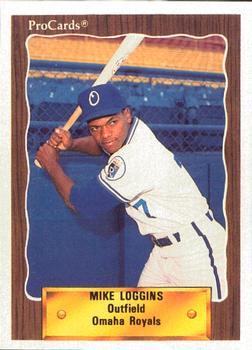1990 ProCards #76 Mike Loggins Front