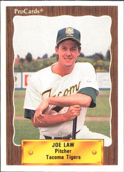1990 ProCards #88 Joe Law Front