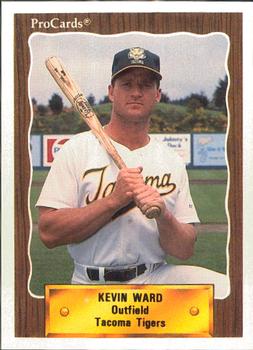 1990 ProCards #109 Kevin Ward Front