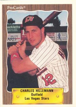 1990 ProCards #134 Charles Hillemann Front