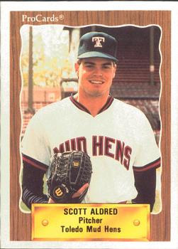 1990 ProCards #141 Scott Aldred Front