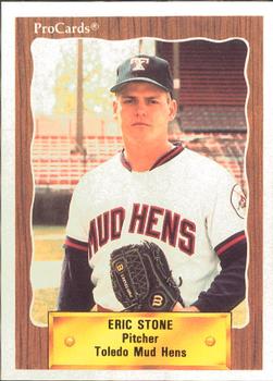 1990 ProCards #150 Eric Stone Front