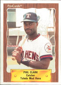 1990 ProCards #152 Phil Clark Front