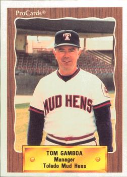 1990 ProCards #164 Tom Gamboa Front