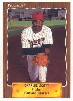 1990 ProCards #178 Charles Scott Front