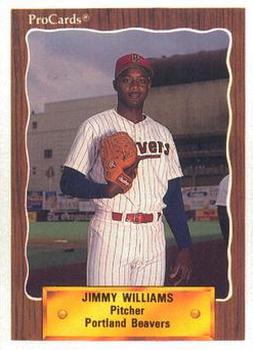 1990 ProCards #179 Jimmy Williams Front