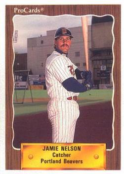 1990 ProCards #180 Jamie Nelson Front