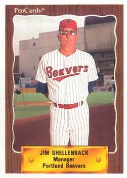 1990 ProCards #194 Jim Shellenback Front