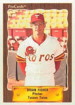 1990 ProCards #199 Brian Fisher Front