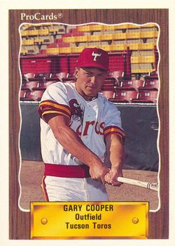 1990 ProCards #213 Gary Cooper Front