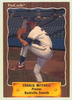 1990 ProCards #229 Charlie Mitchell Front