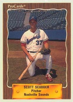1990 ProCards #232 Scott Scudder Front