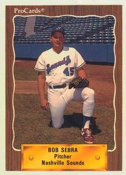 1990 ProCards #233 Bob Sebra Front