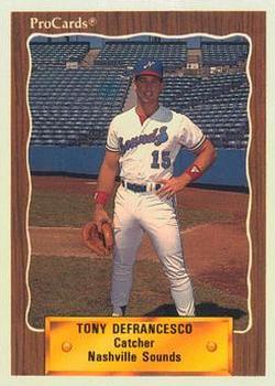 1990 ProCards #235 Tony DeFrancesco Front