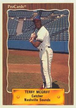 1990 ProCards #236 Terry McGriff Front
