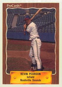 1990 ProCards #242 Kevin Pearson Front