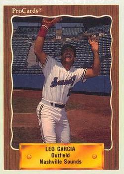 1990 ProCards #245 Leo Garcia Front