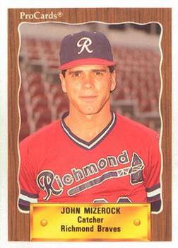 1990 ProCards #262 John Mizerock Front