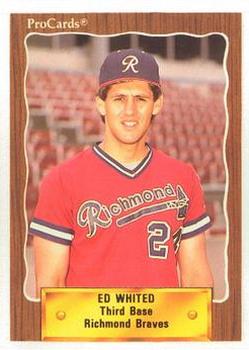 1990 ProCards #268 Ed Whited Front