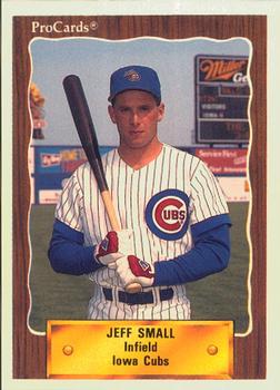 1990 ProCards #325 Jeff Small Front