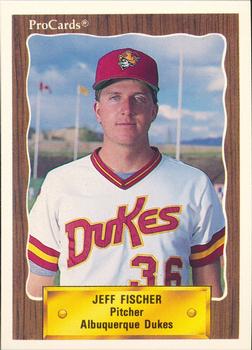 1990 ProCards #338 Jeff Fischer Front