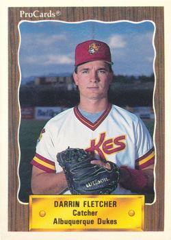 1990 ProCards #348 Darrin Fletcher Front