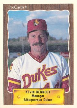 1990 ProCards #361 Kevin Kennedy Front