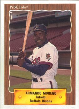 1990 ProCards #381 Armando Moreno Front