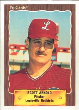 1990 ProCards #394 Scott Arnold Front