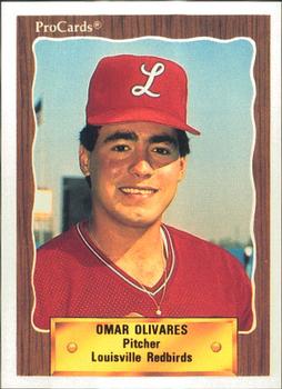1990 ProCards #400 Omar Olivares Front