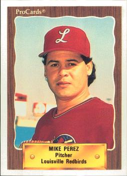 1990 ProCards #402 Mike Perez Front
