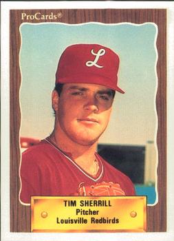 1990 ProCards #403 Tim Sherrill Front